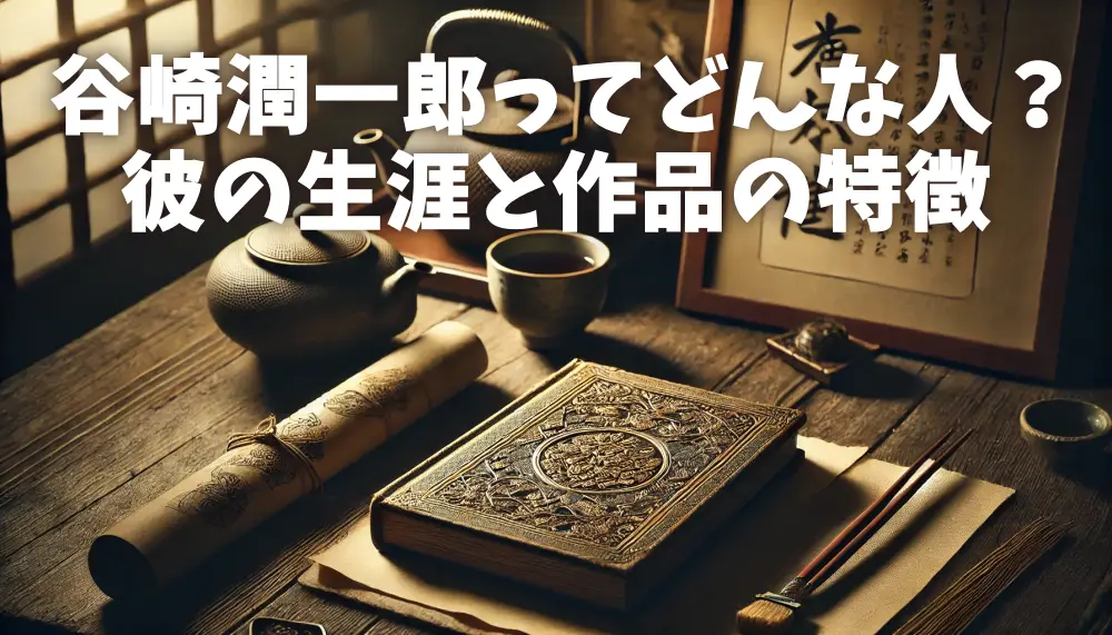 谷崎潤一郎ってどんな人？彼の生涯と作品の特徴