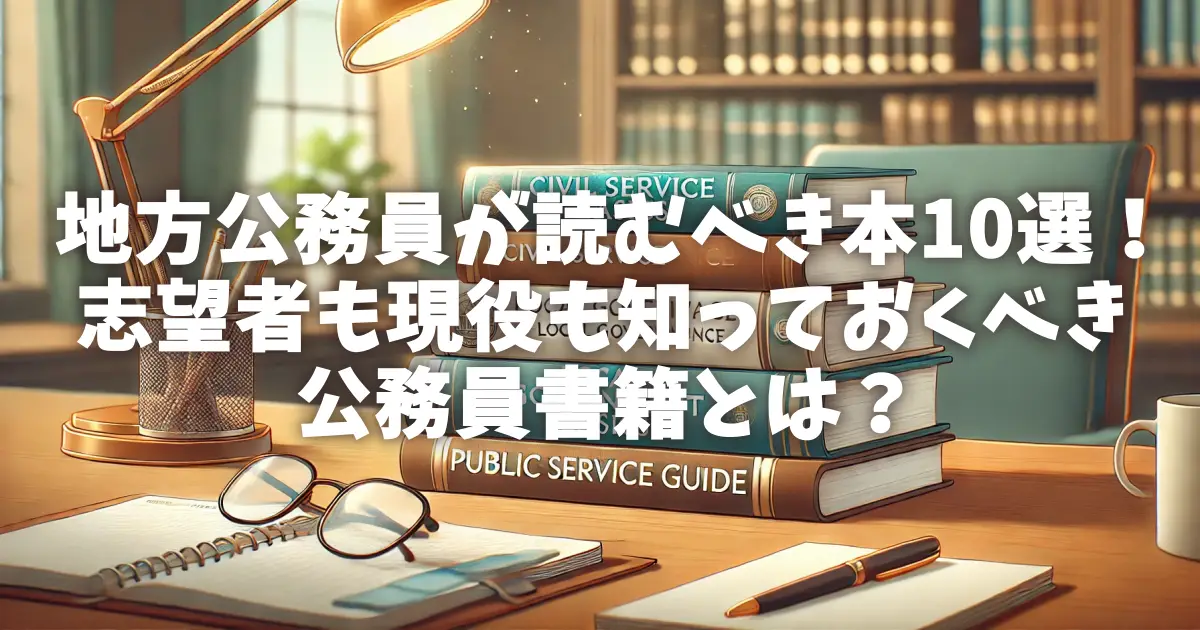 地方公務員が読むべき本10選！志望者も現役も知っておくべき公務員書籍とは？